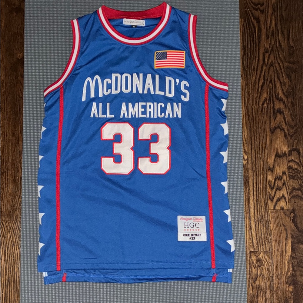 Blue McDonald's All American Jersey